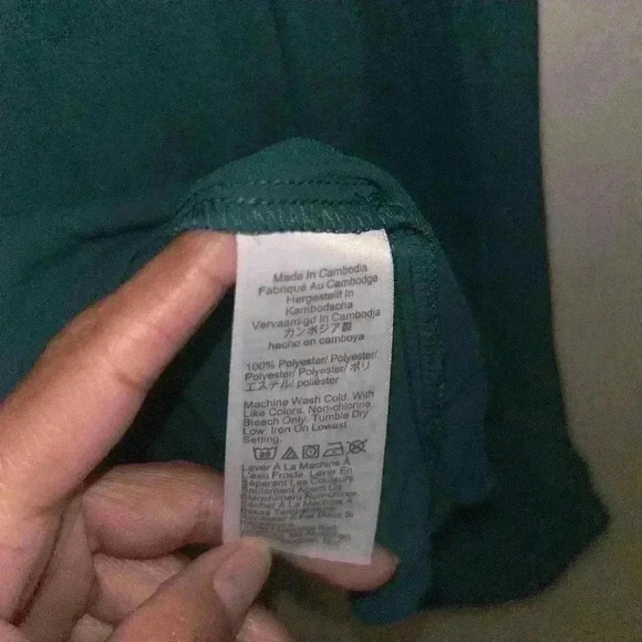 J crew pleated sleeve top academic green - Picture 8 of 11